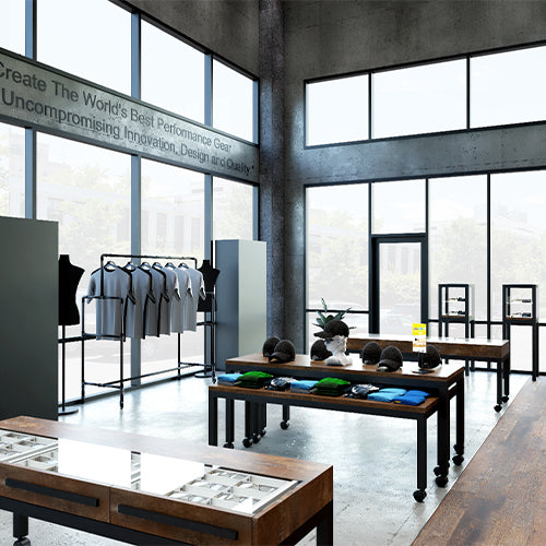 Wiley X Pro shop concept retail store design