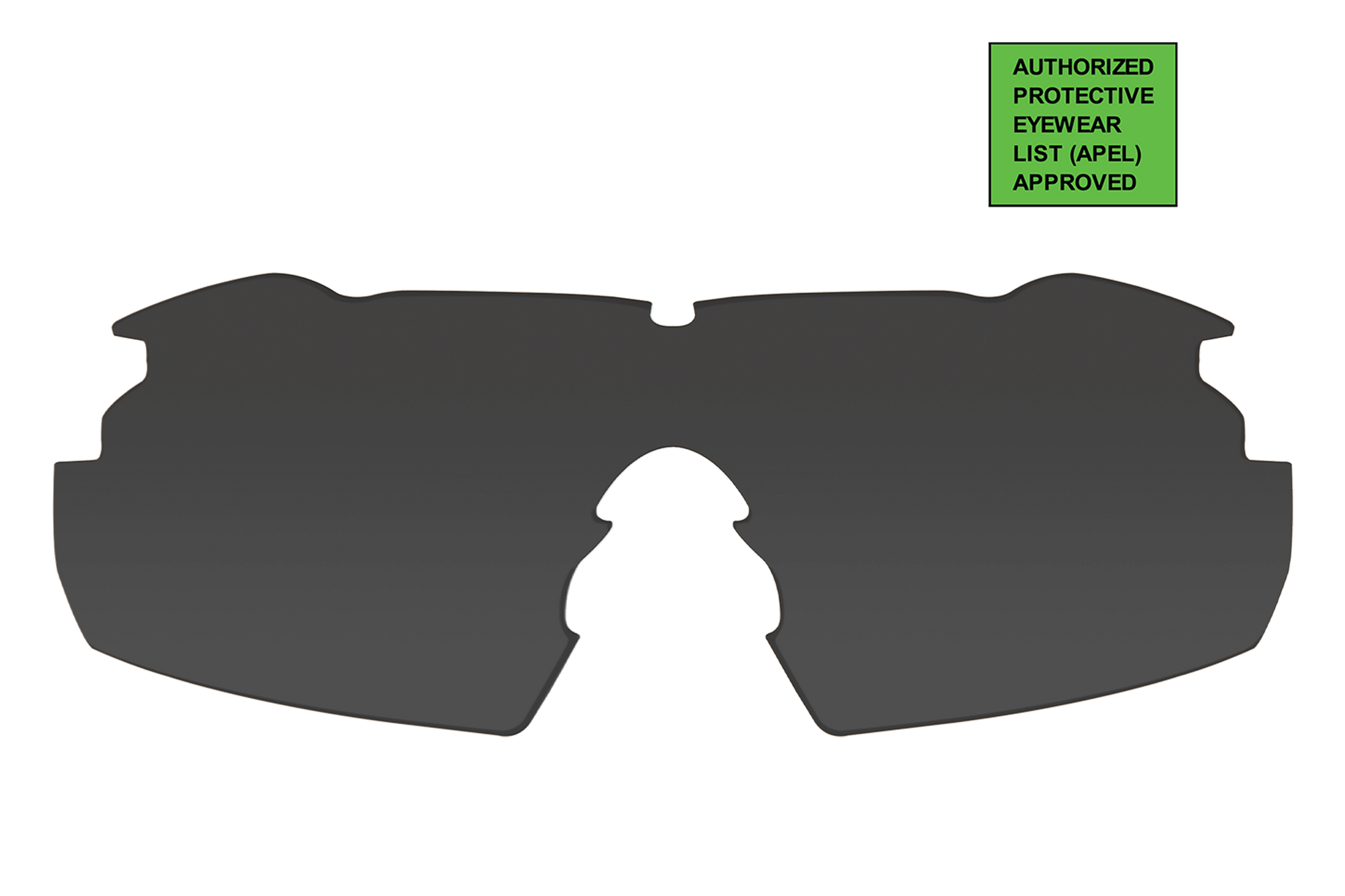 APEL WX Vapor Large Smoke Grey Replacement Lenses