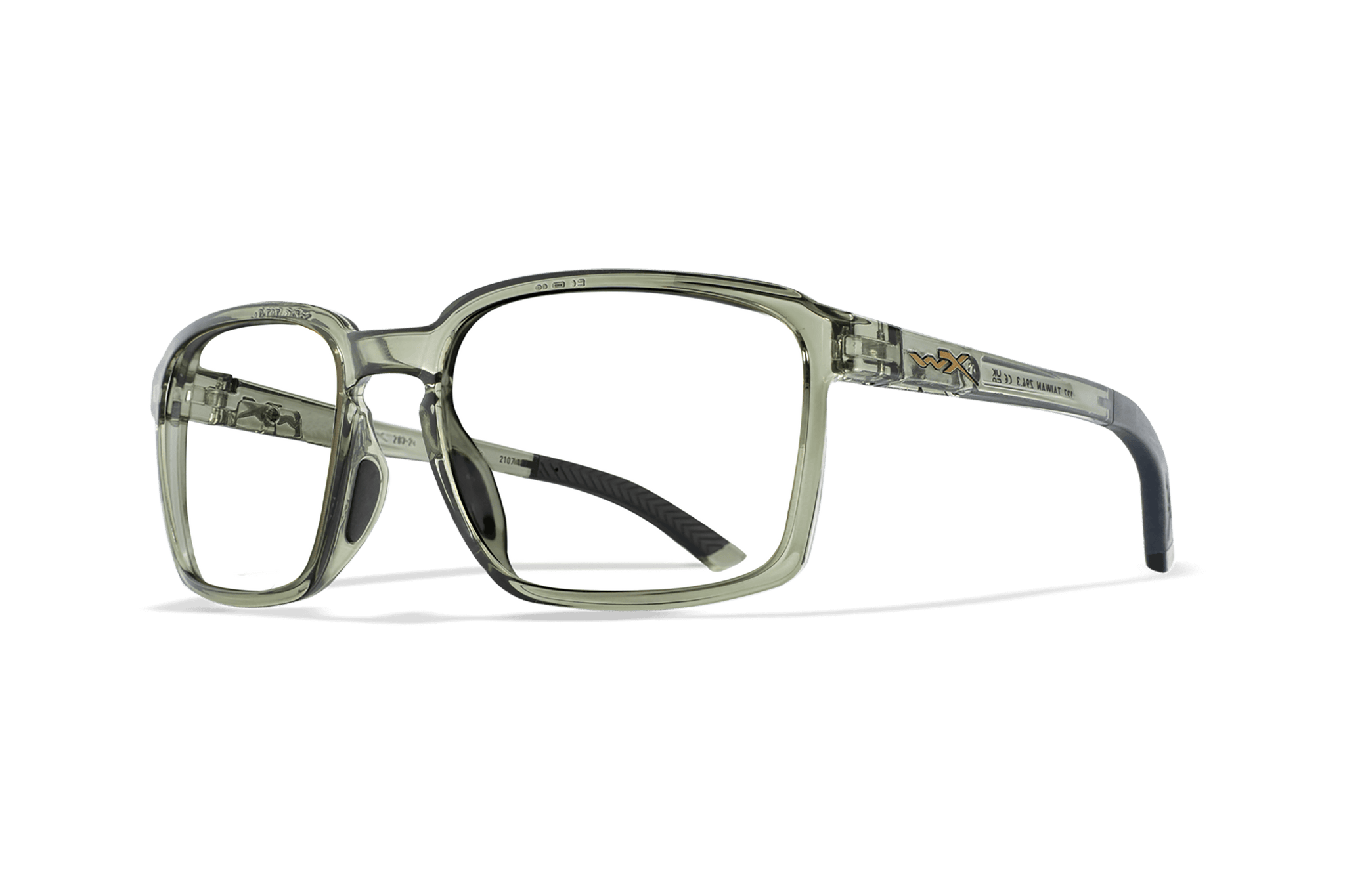 WX Alfa Gloss Crystal Light Olive Frame