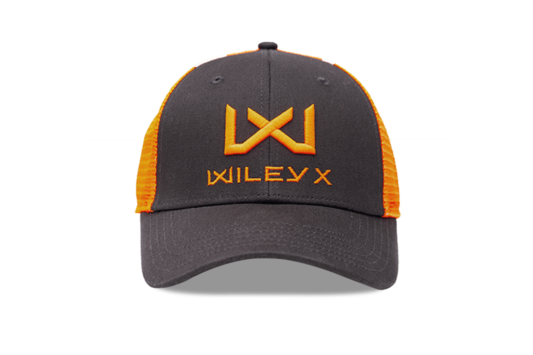 WX Trucker Hat (Dark Clay/Orange Logo)