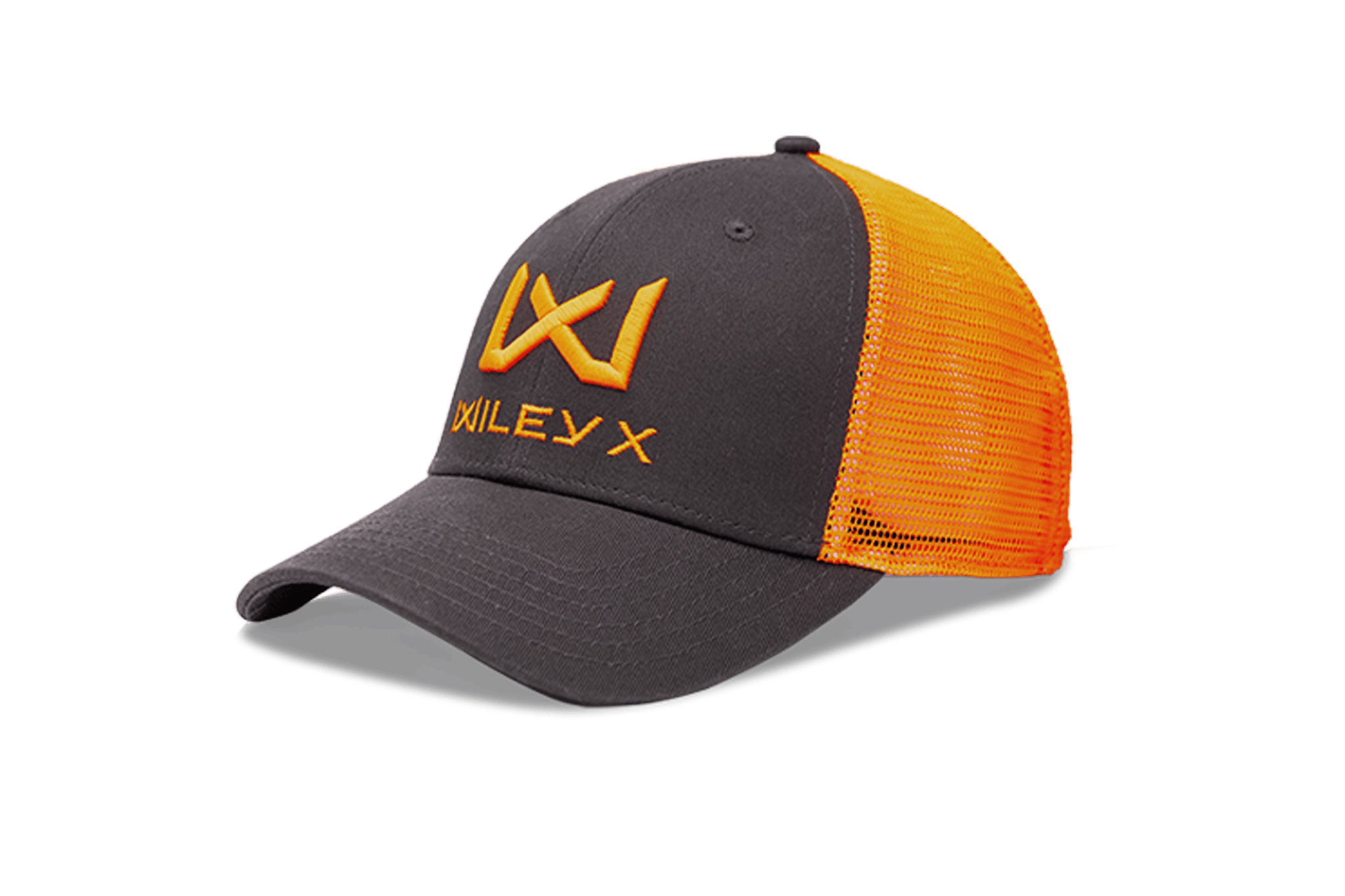 WX Trucker Hat (Dark Clay/Orange Logo)