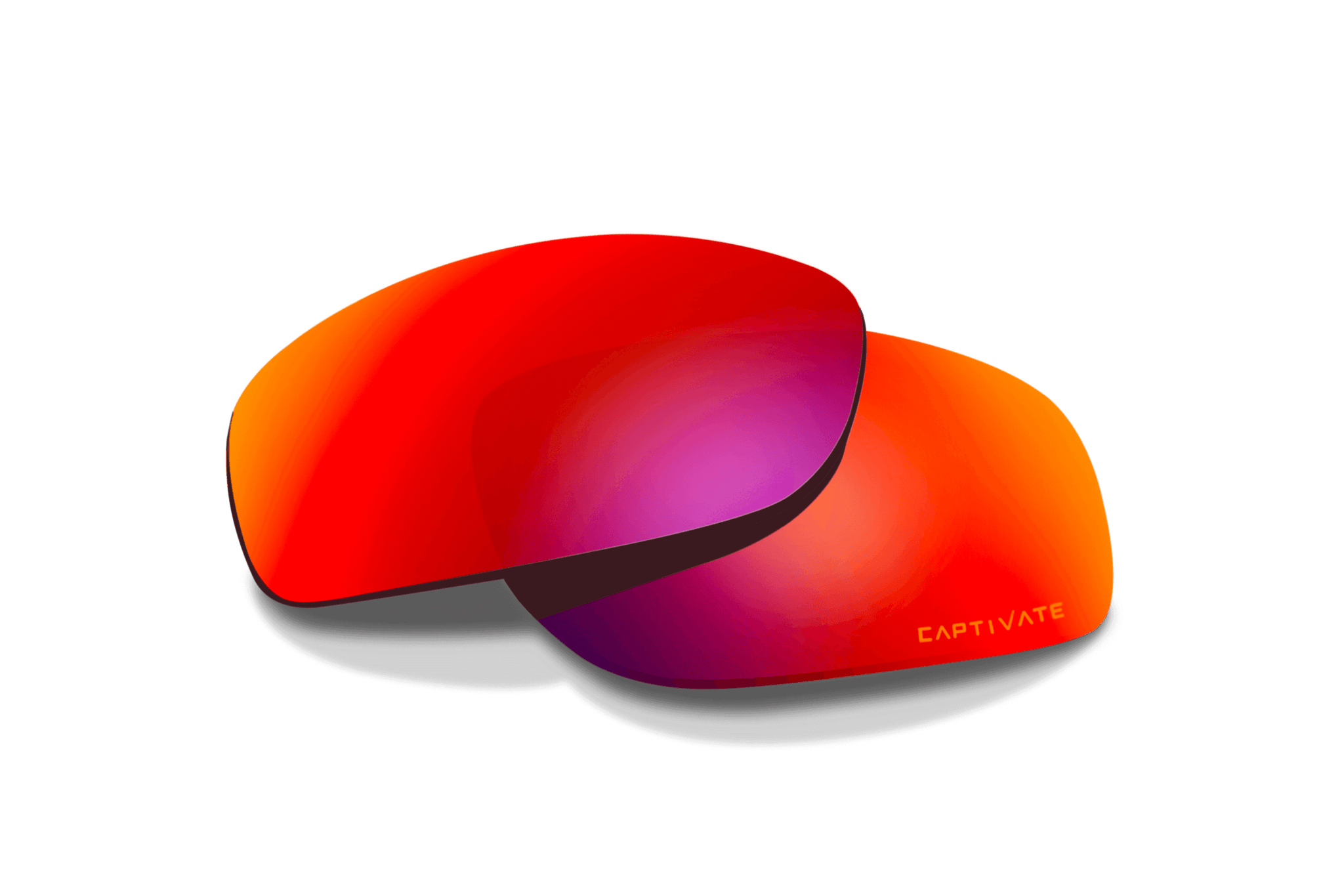 Wiley X P-17 CAPTIVATE™ Polarized Red Mirror Replacement Lenses